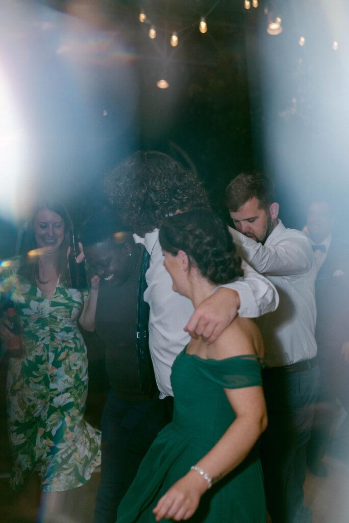 Wedding Guests Dancing at Reception